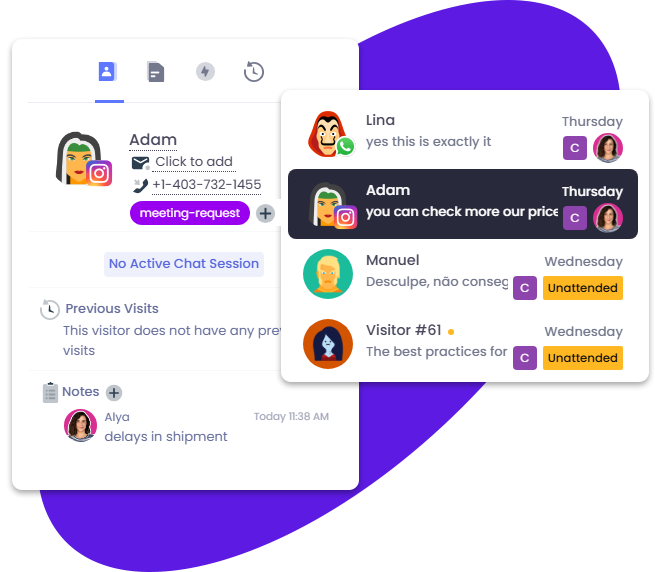 Charla Instagram Integration